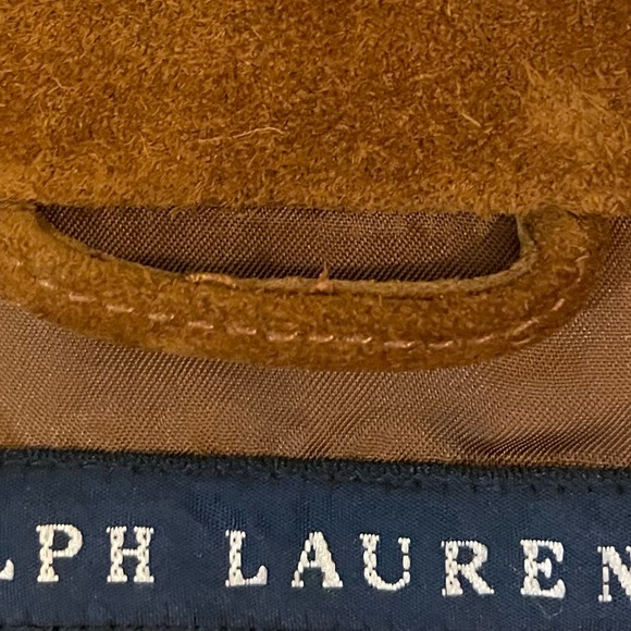 Rare Vintage Ralph Lauren Suede Eagle Jacket - Picture 6 of 8